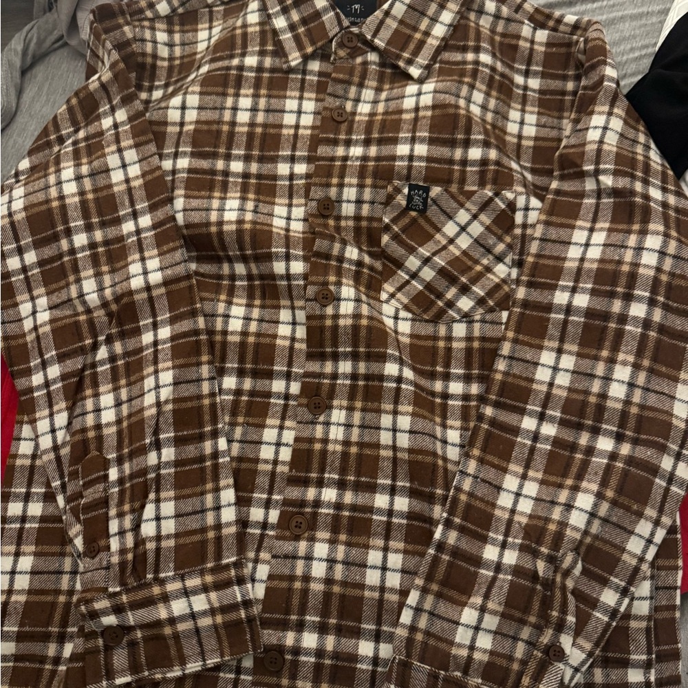 Hard Luck Brown Men's Flannel